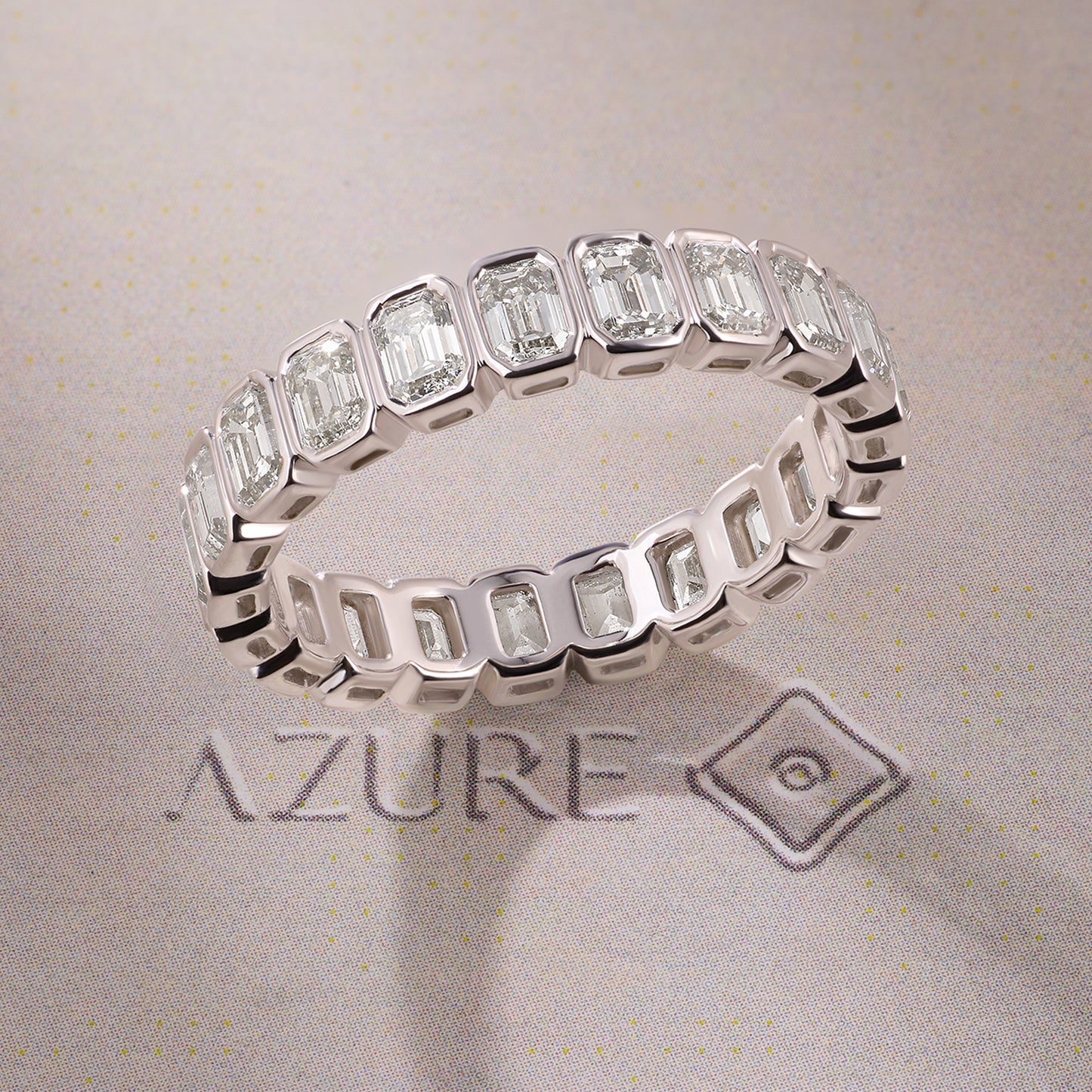 Emerald-Cut Diamond Eternity Band