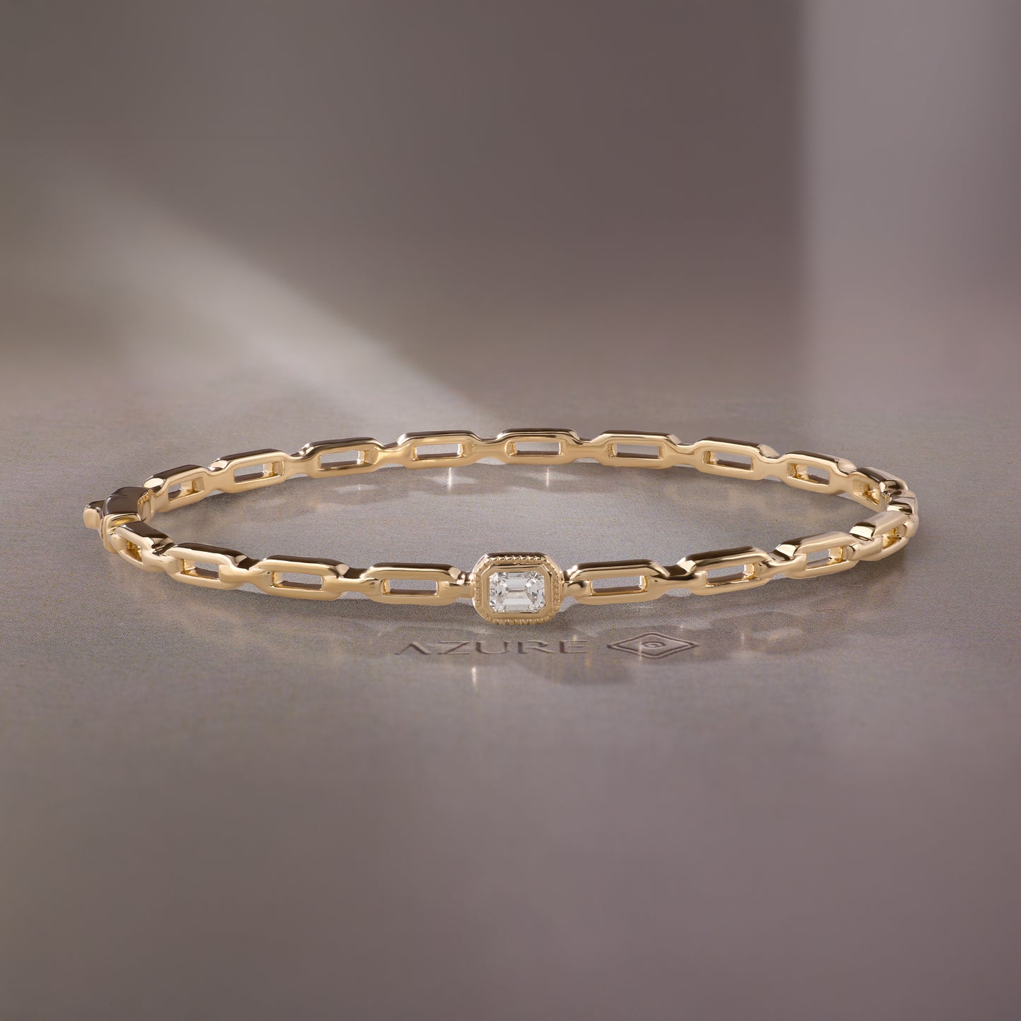 Emerald-Cut Bangle
