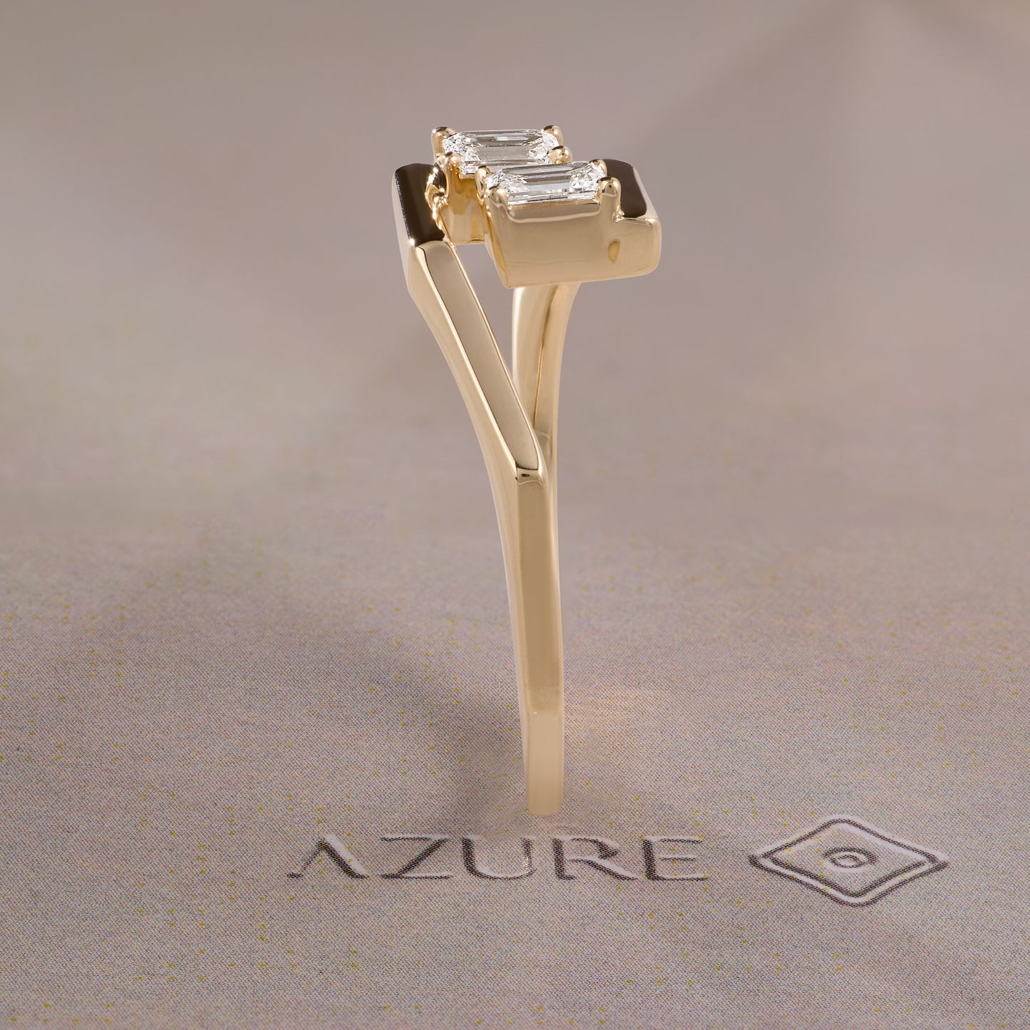 Emerald-Cut Diamond Ring