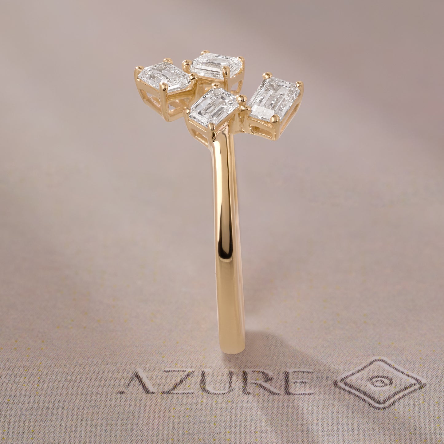 Emerald-Cut Diamond Ring