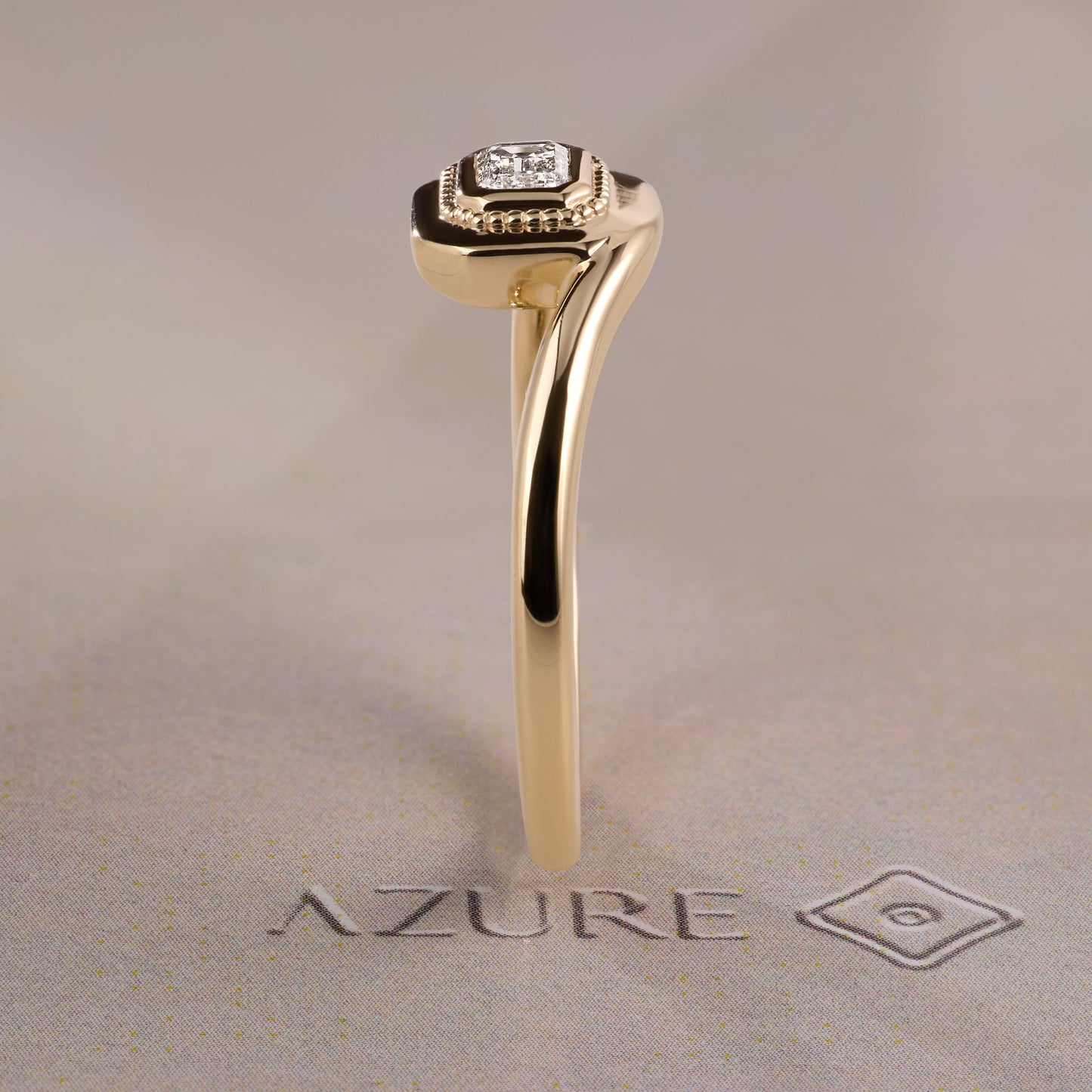 Emerald-Cut Diamond Ring