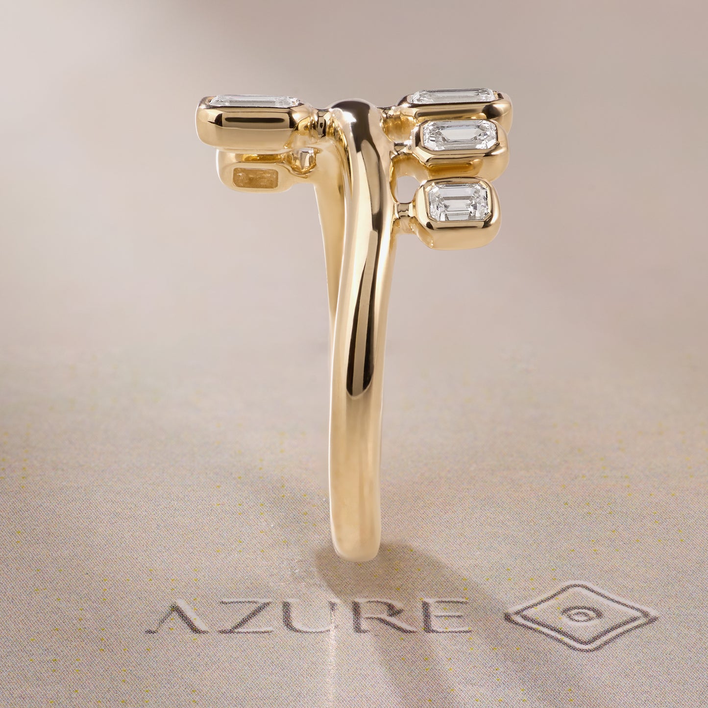 Emerald-Cut Diamond Ring