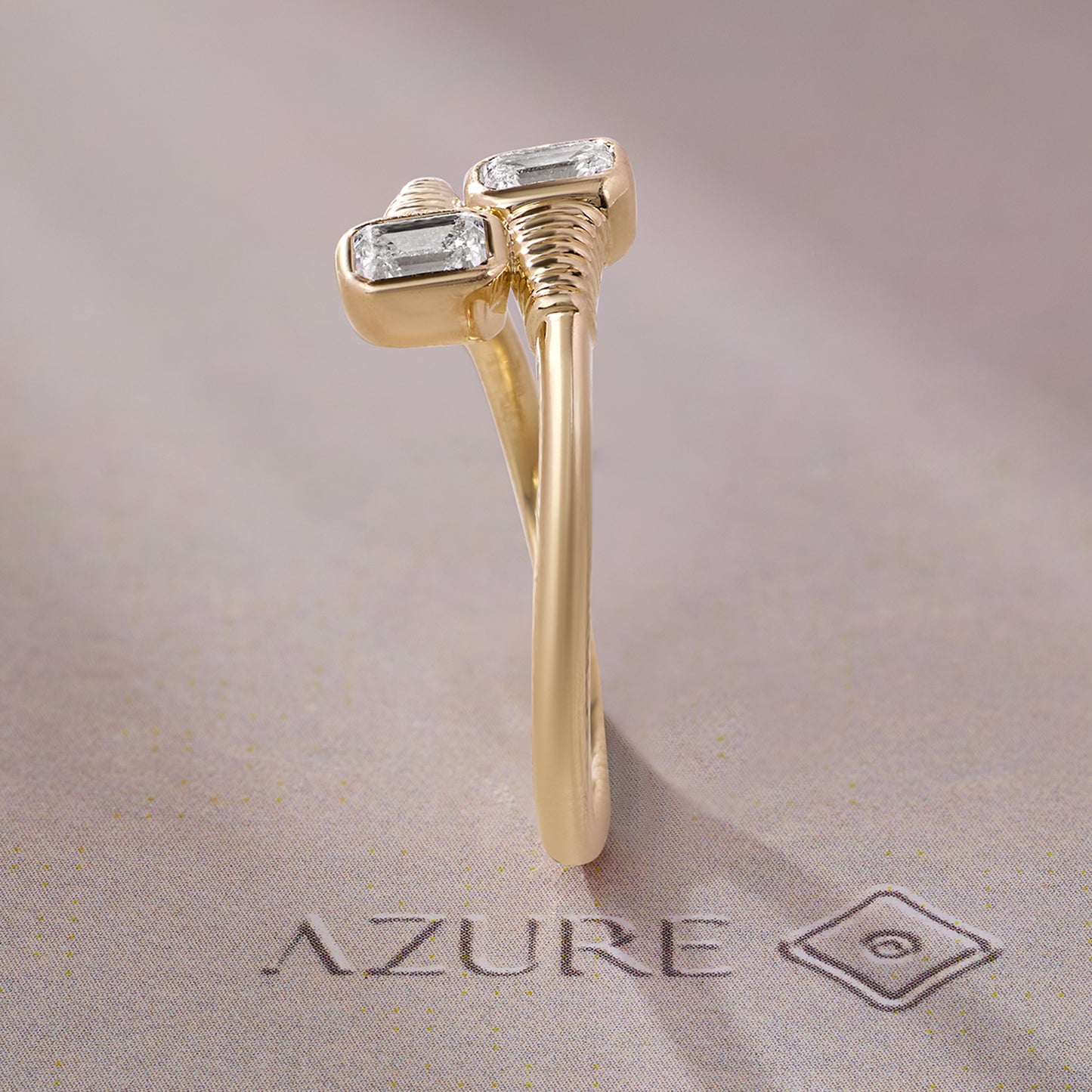 Emerald-Cut Diamond Ring