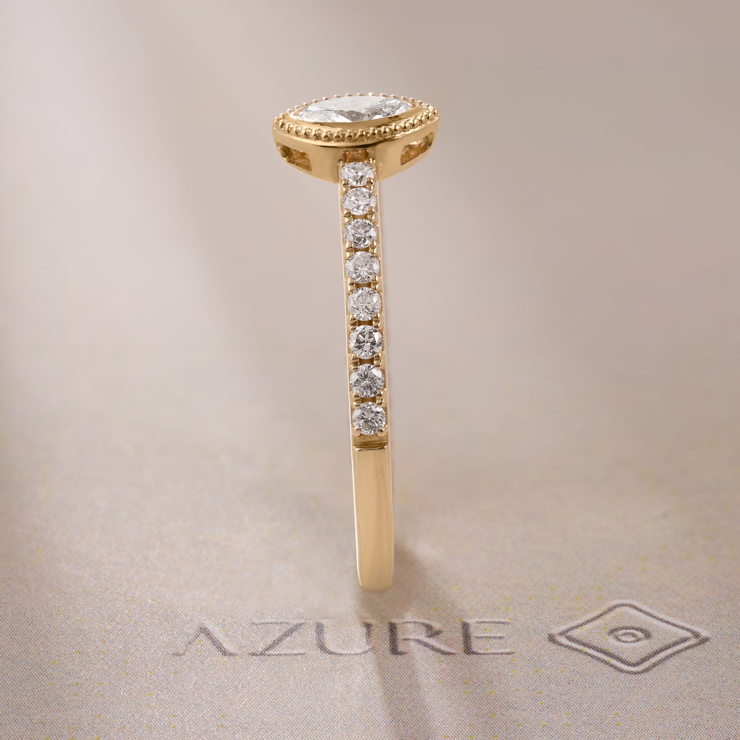 Marquise & Round Diamond Ring