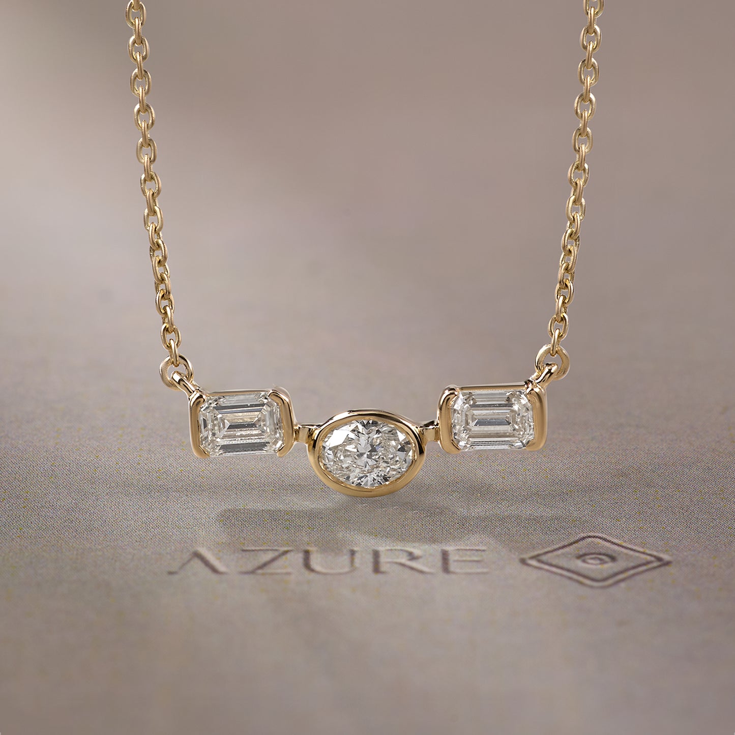 Oval & Emerald-Cut Pendant