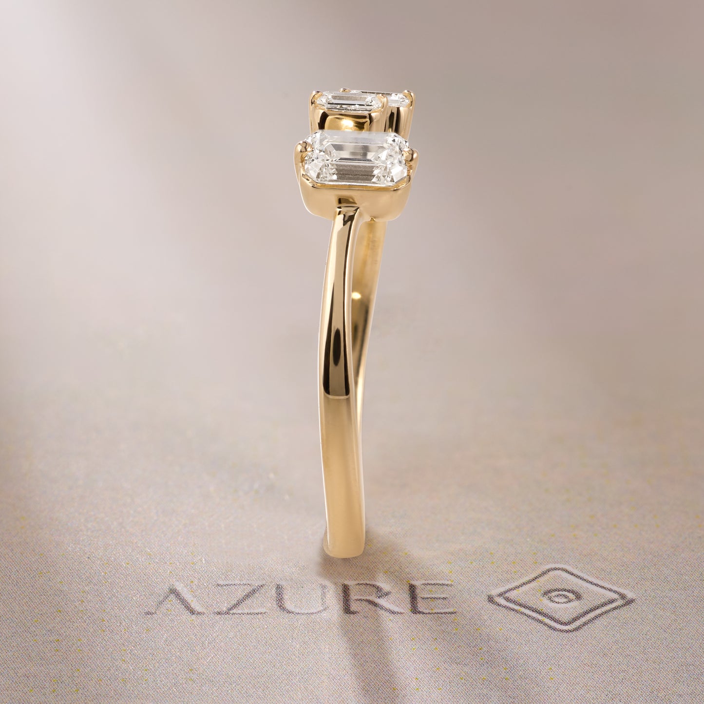 Emerald-Cut Diamond Ring