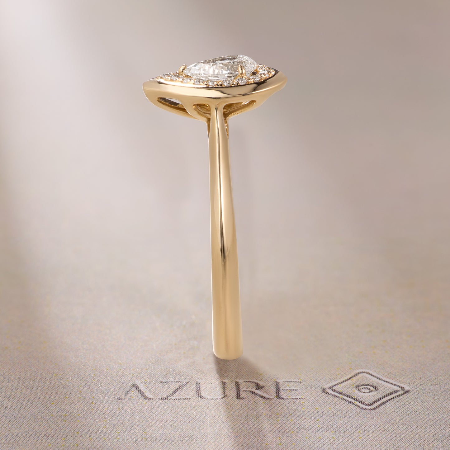 Pear & Round Diamond Ring