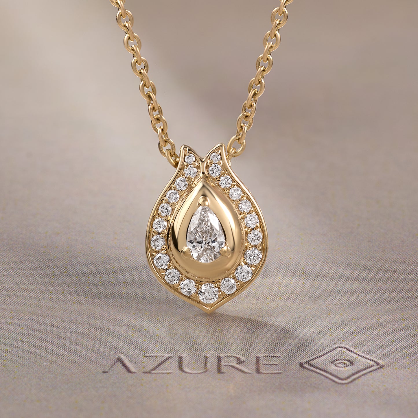 Pear & Round Pendant