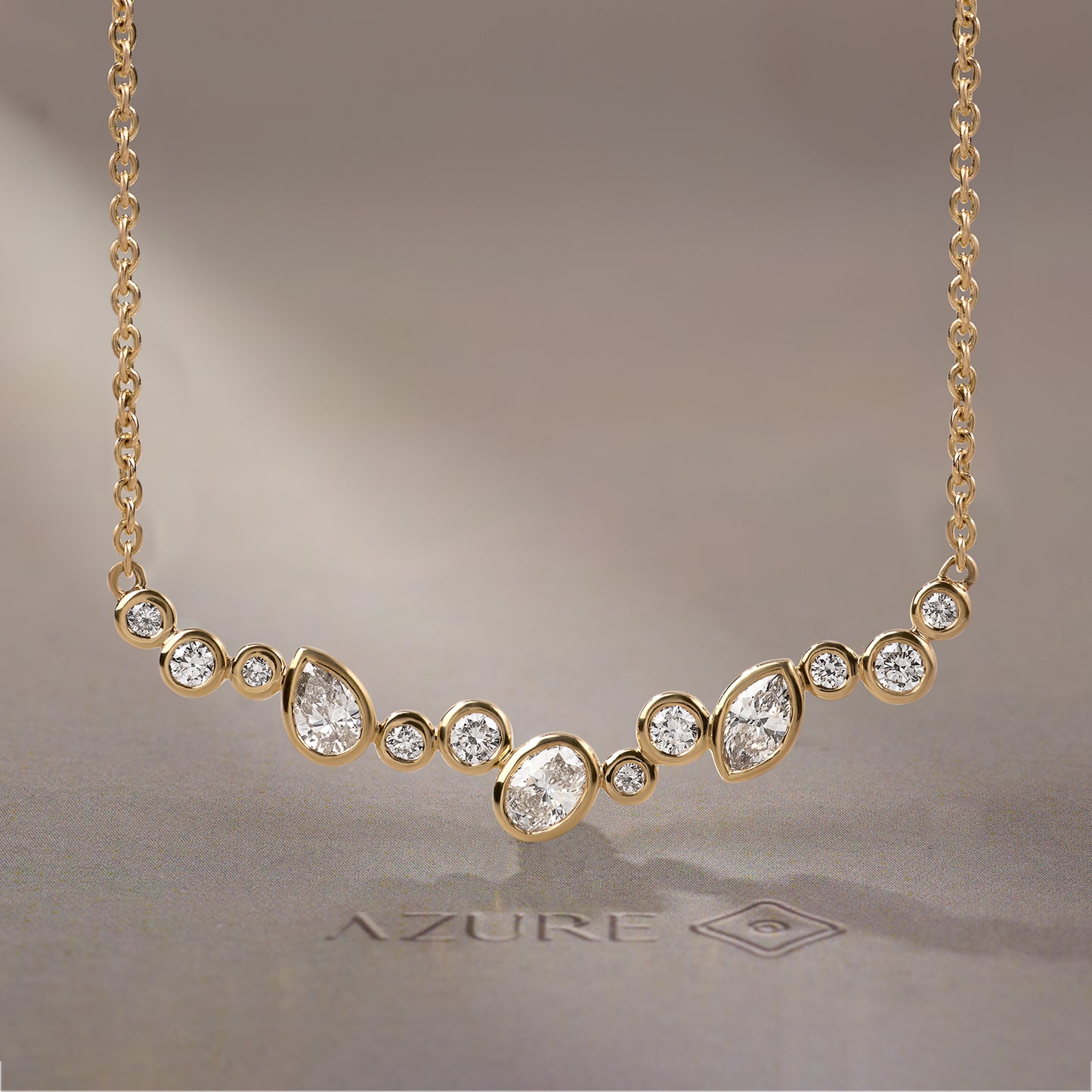 Round, Oval, Marquise & Pear Pendant