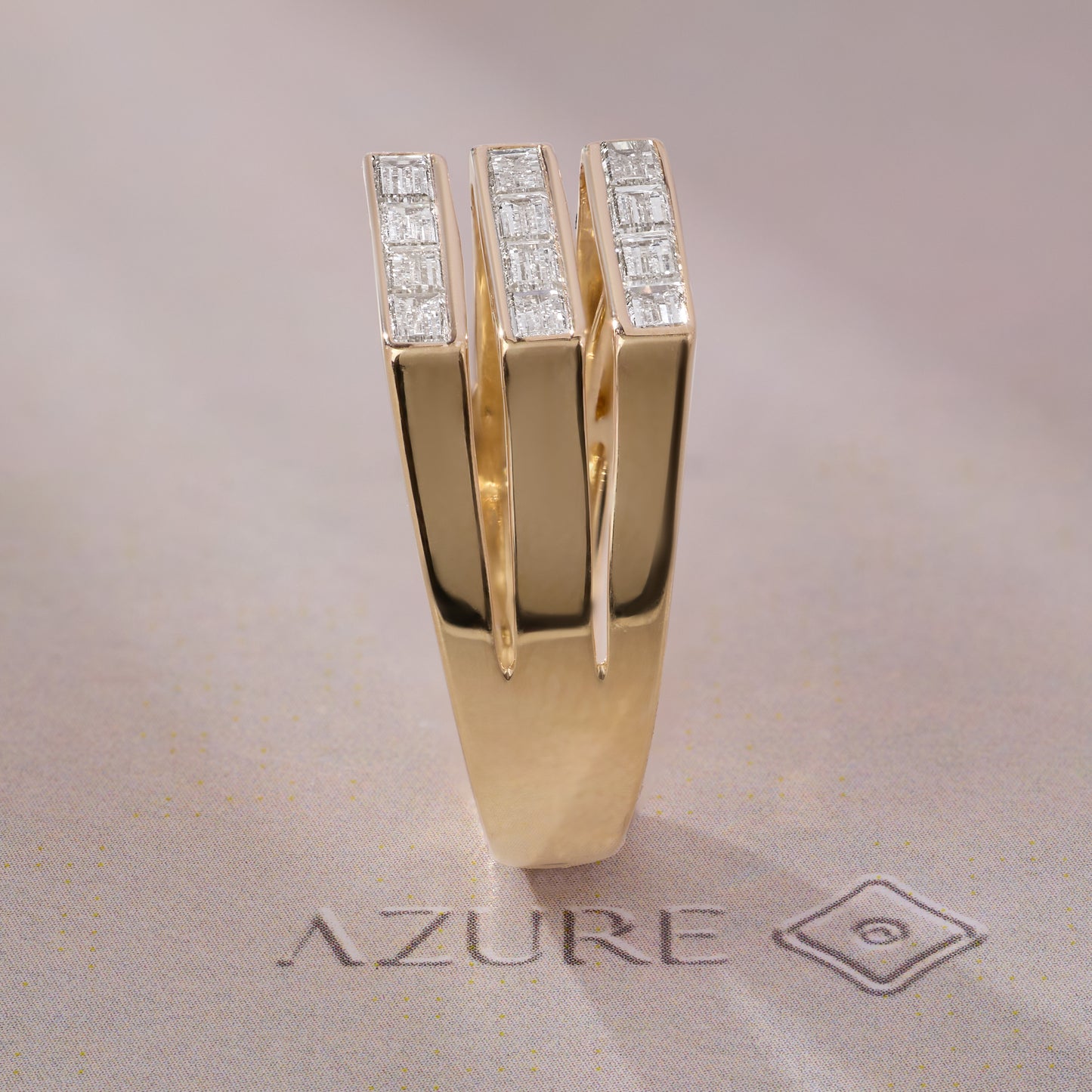 Straight Baguette Diamond Ring