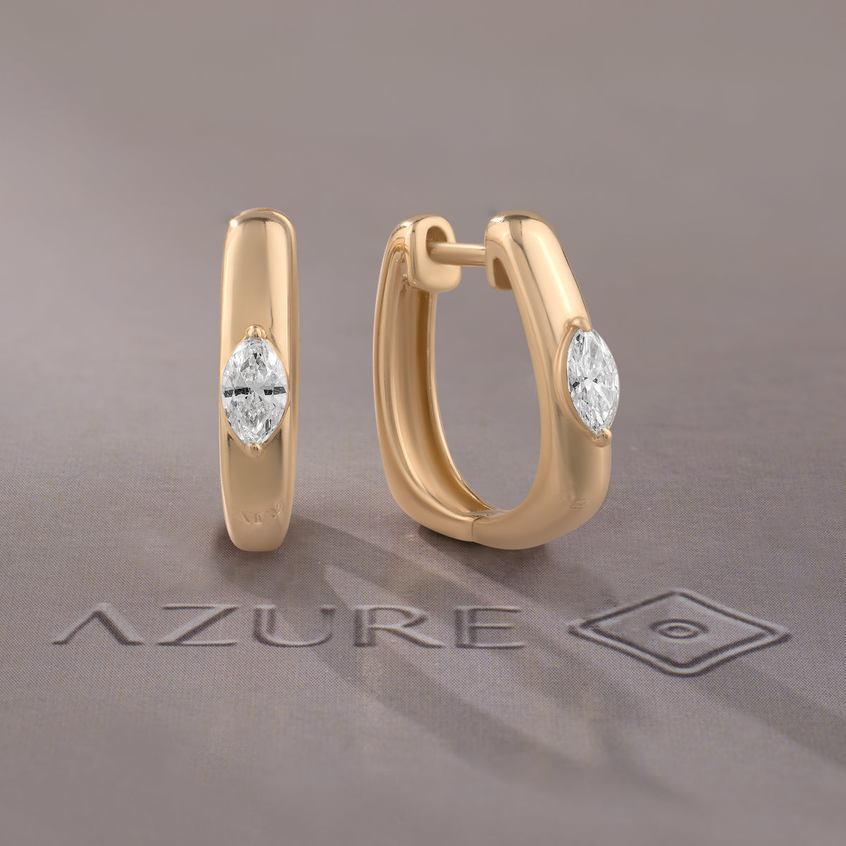 Marquise Diamond Earring