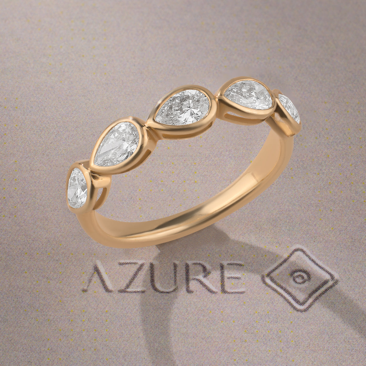 Pear Diamond Ring