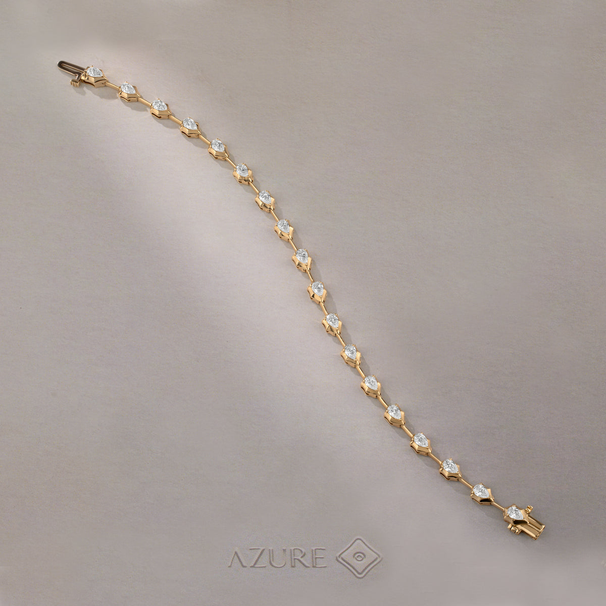 Pear Diamond Bracelet