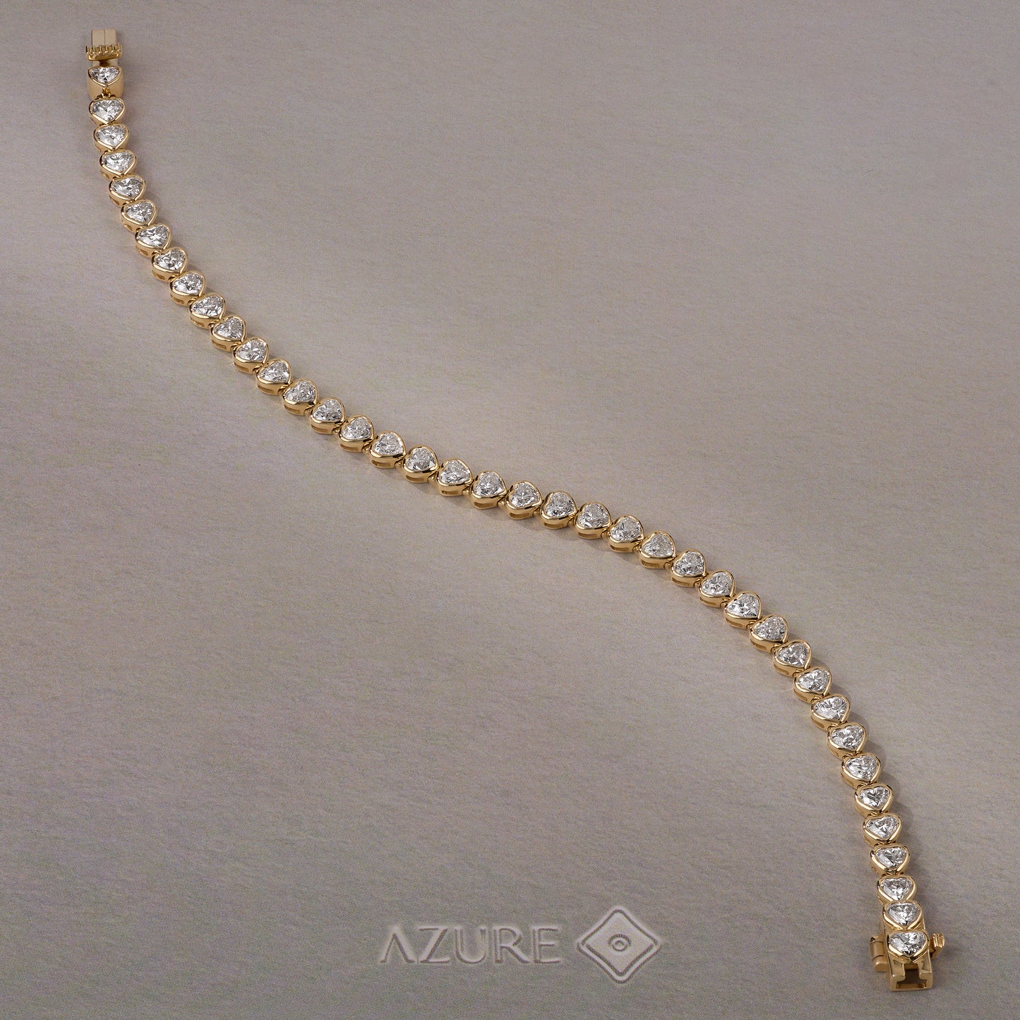 Heart Diamond Tennis Bracelet
