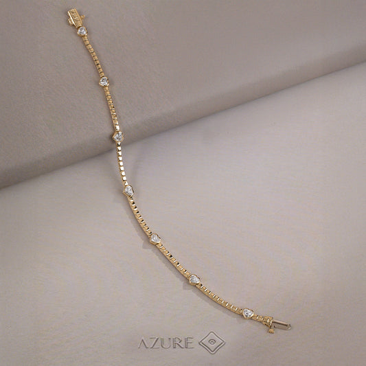 Heart Diamond Bracelet