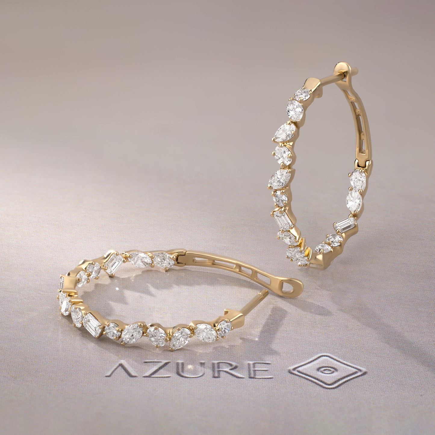 Multi-Diamond Earrings