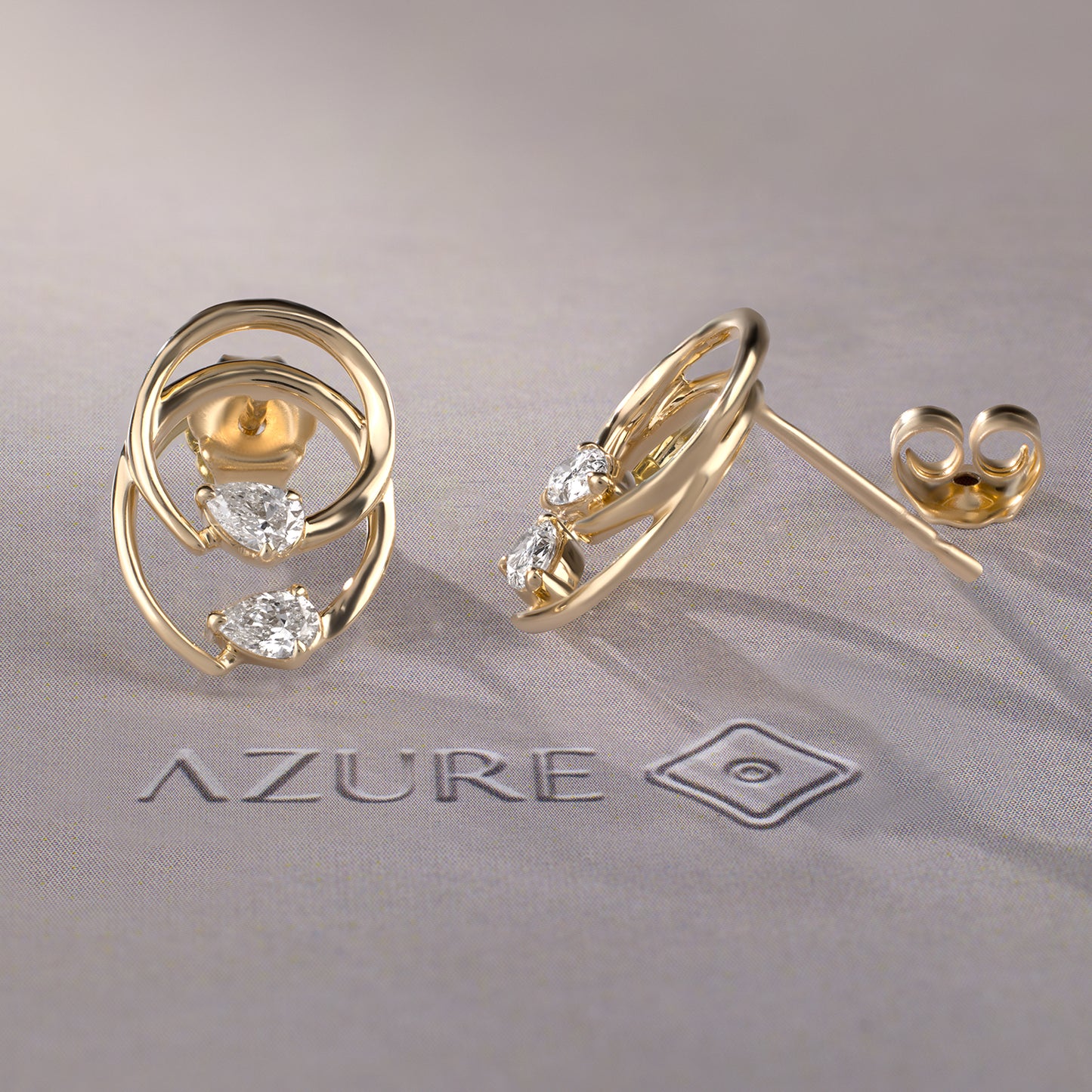 Pear Diamond Earrings