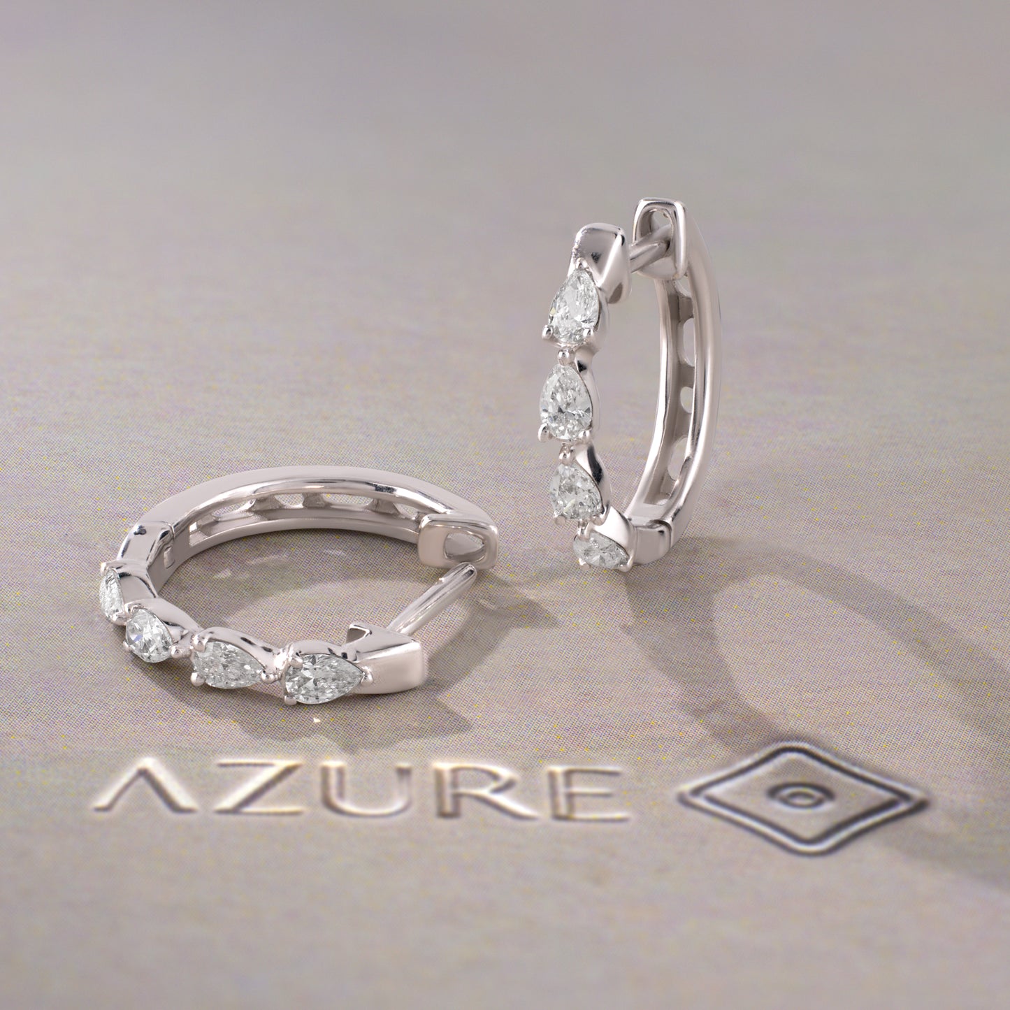 Pear Diamond Earrings