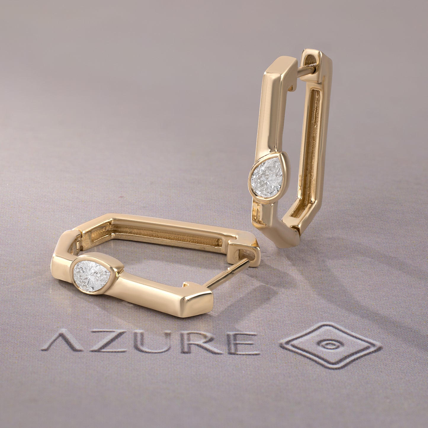 Pear Diamond Earrings