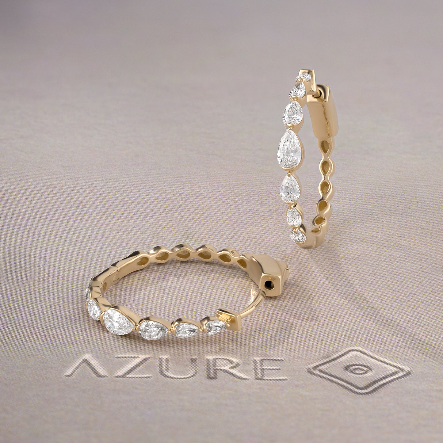 Pear Diamond Earrings