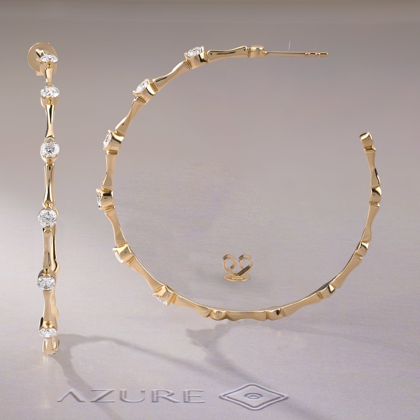 Round Diamond Earrings