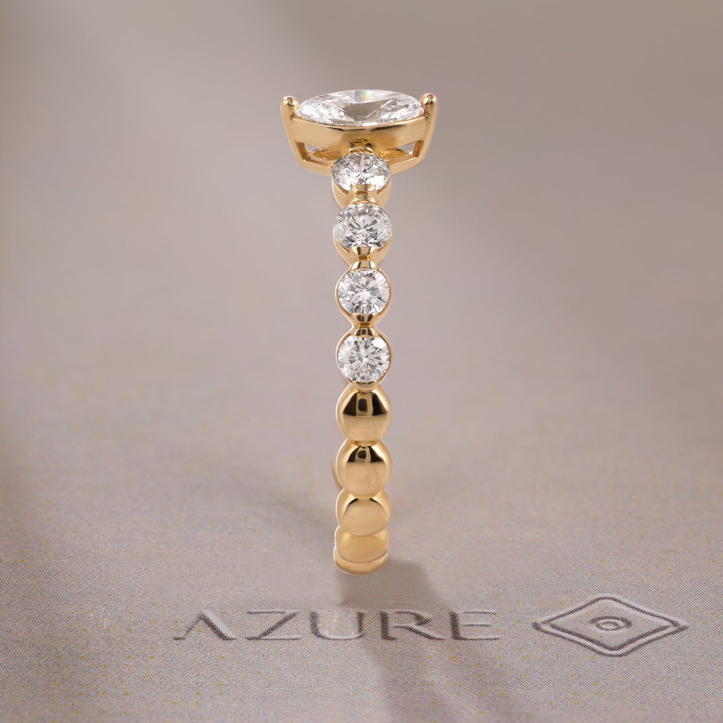 Marquise & Round Diamond Ring