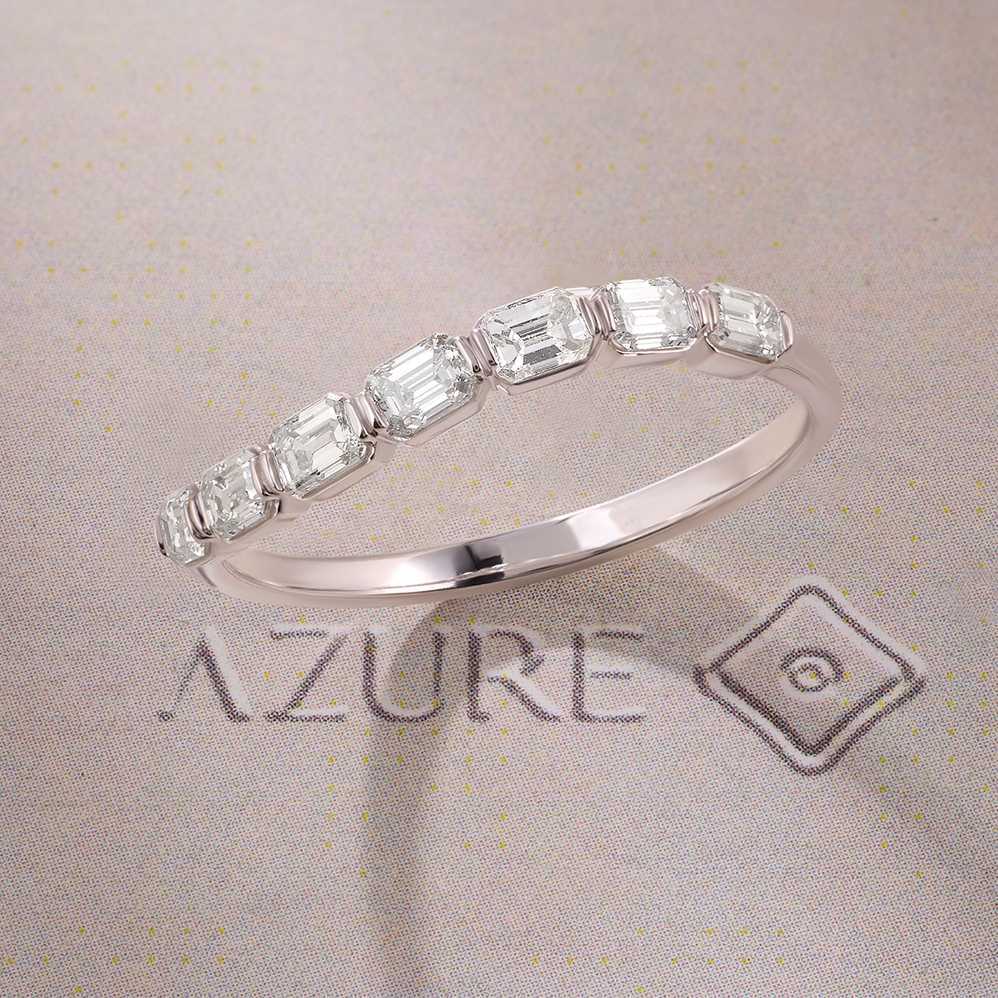 Emerald-Cut Diamond Ring