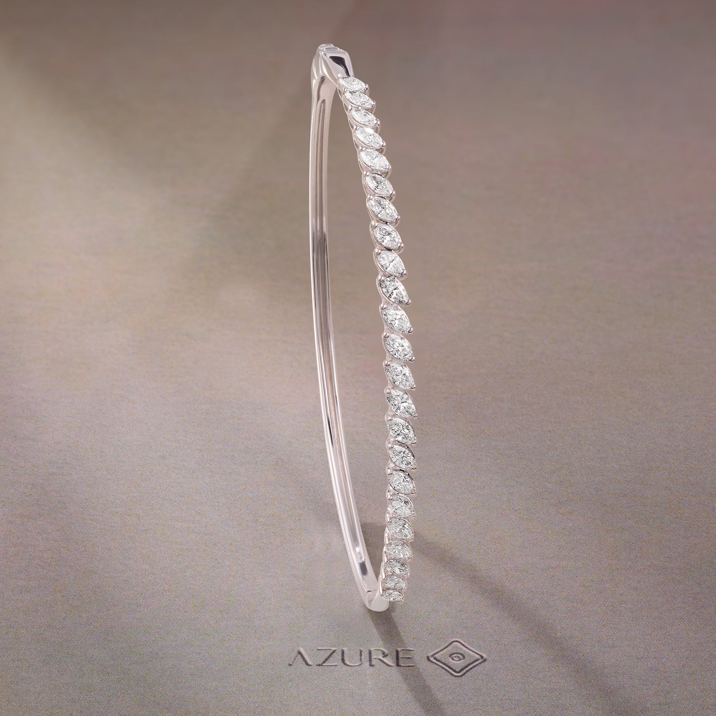 Marquise Accents Bangle