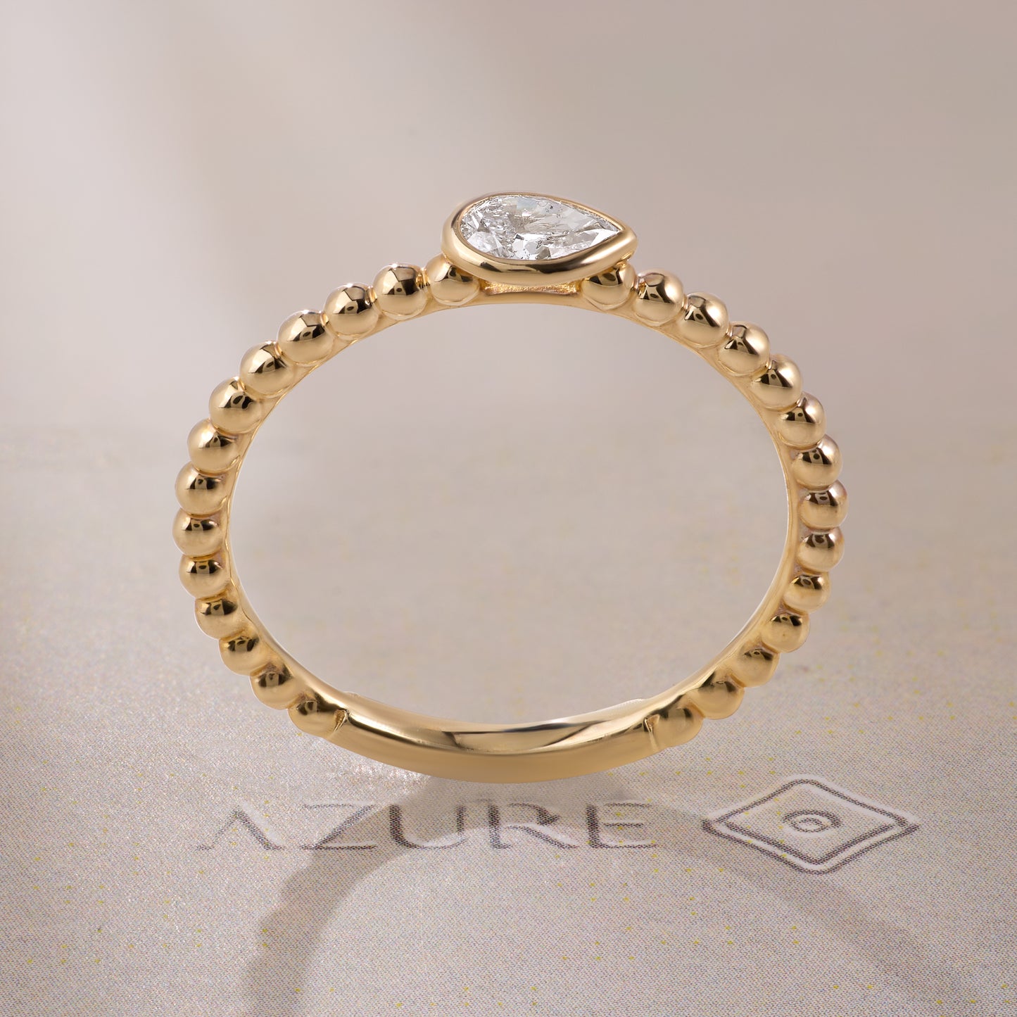Pear Diamond Ring
