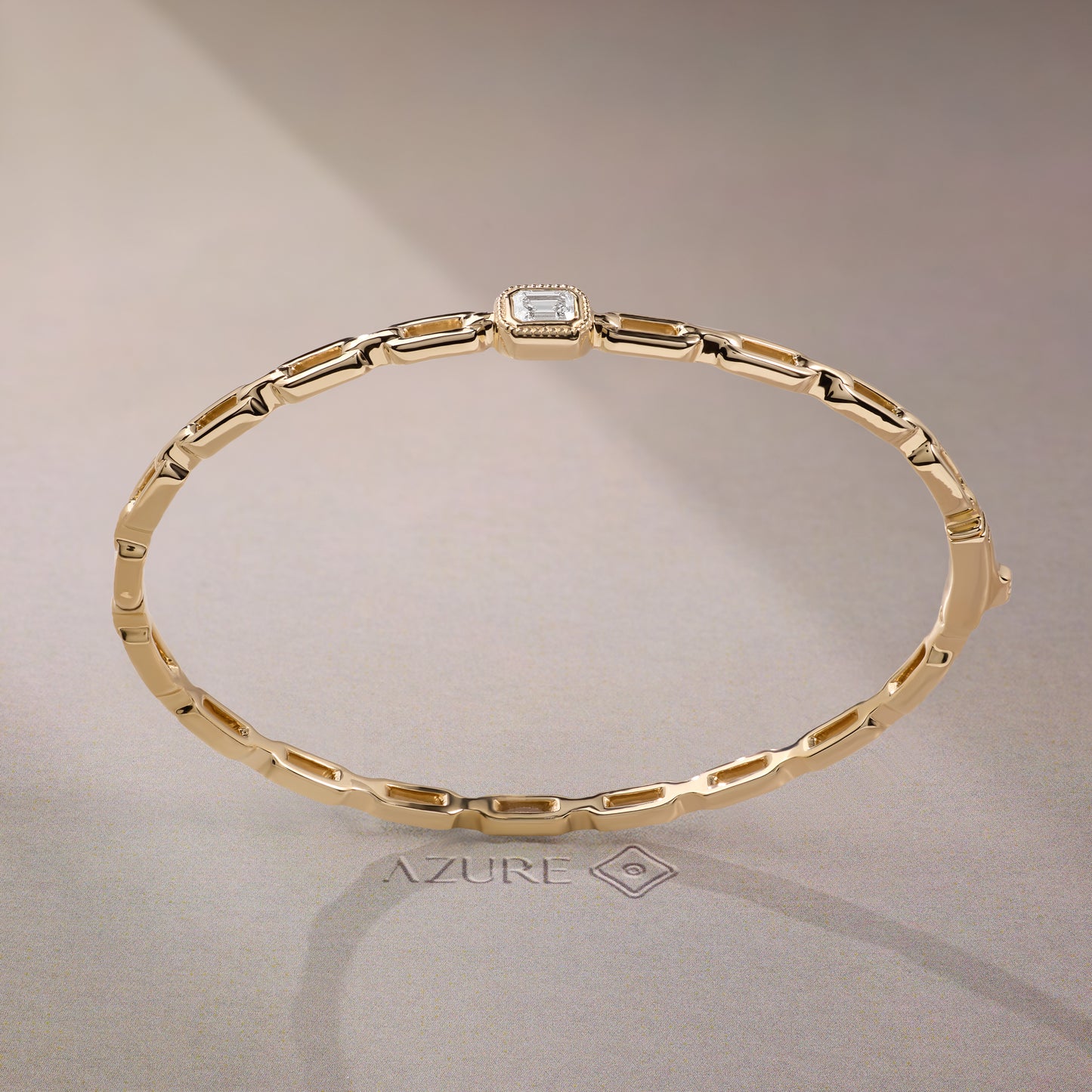 Emerald-Cut Bangle