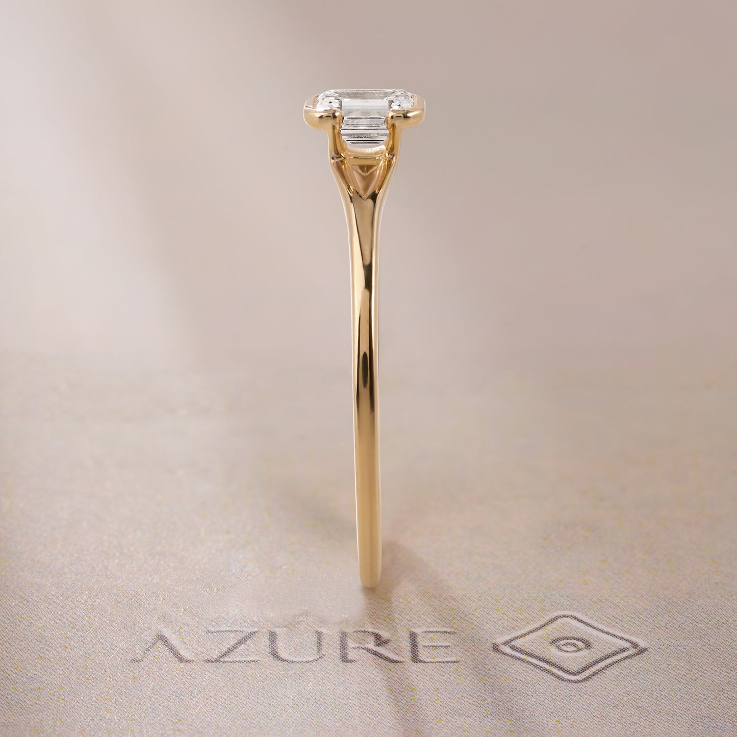 Emerald-cut Diamond Ring