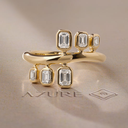 Emerald-Cut Diamond Ring