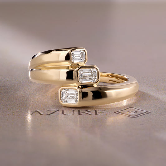 Emerald-Cut Diamond Ring