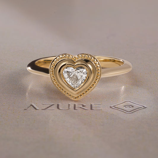 Heart Diamond Ring