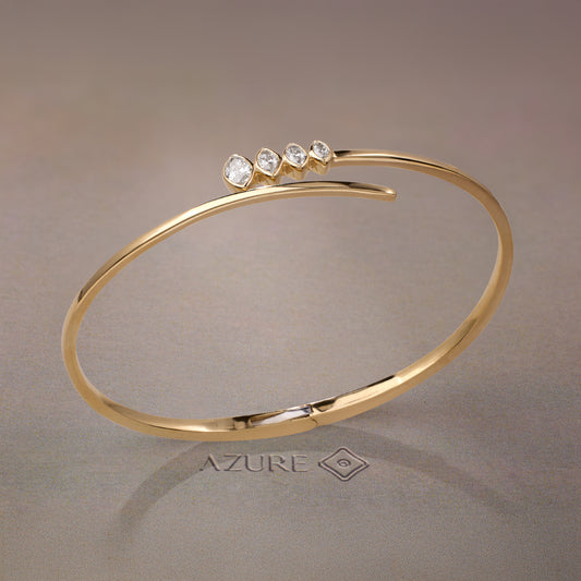 Marquise Diamond Bangle