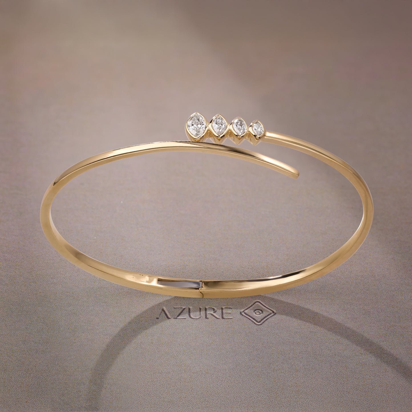 Marquise Diamond Bangle