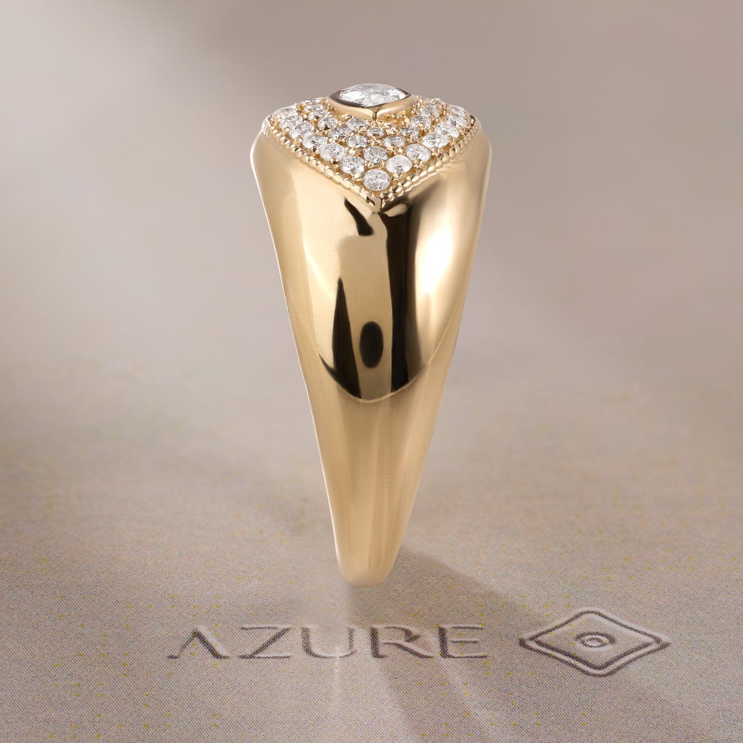 Marquise & Round Diamond Ring