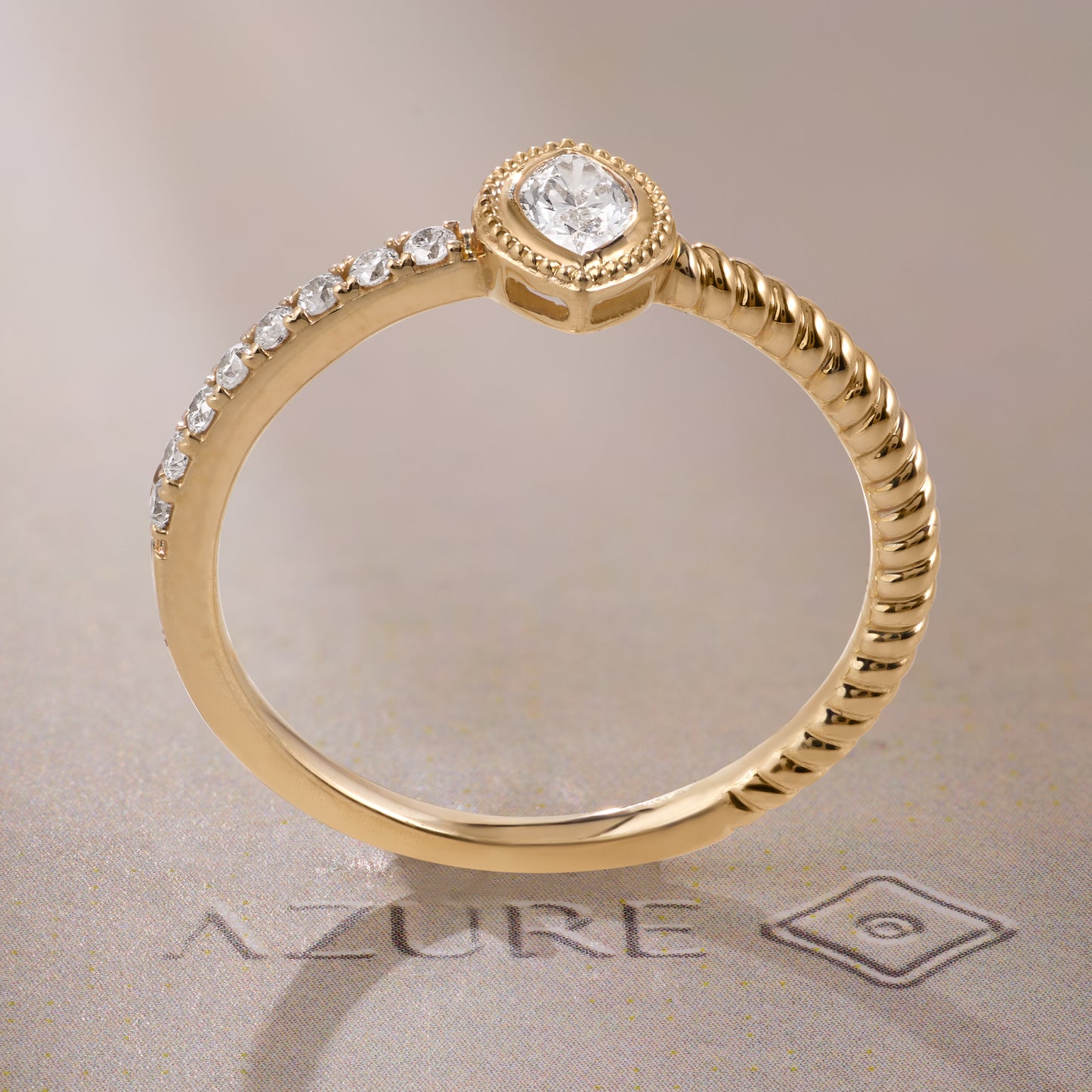 Marquise & Round Diamond Ring