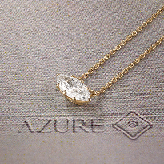 Marquise Solitaire Pendant