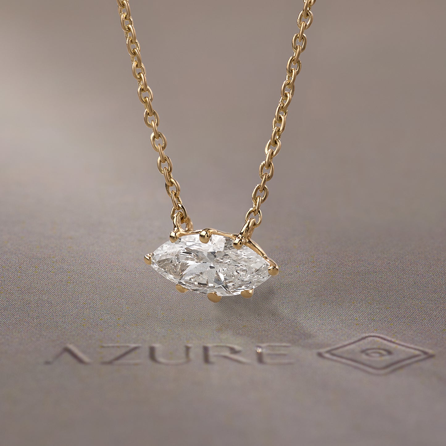 Marquise Solitaire Pendant
