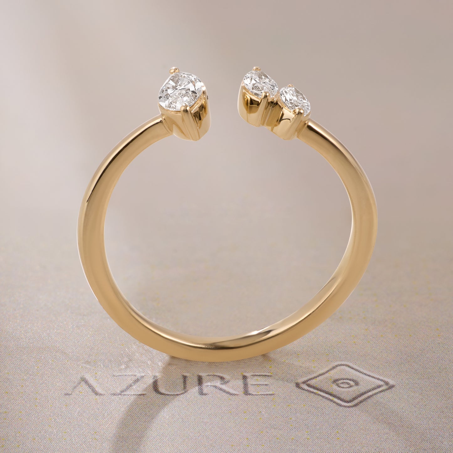 Marquise Triple Diamond Ring