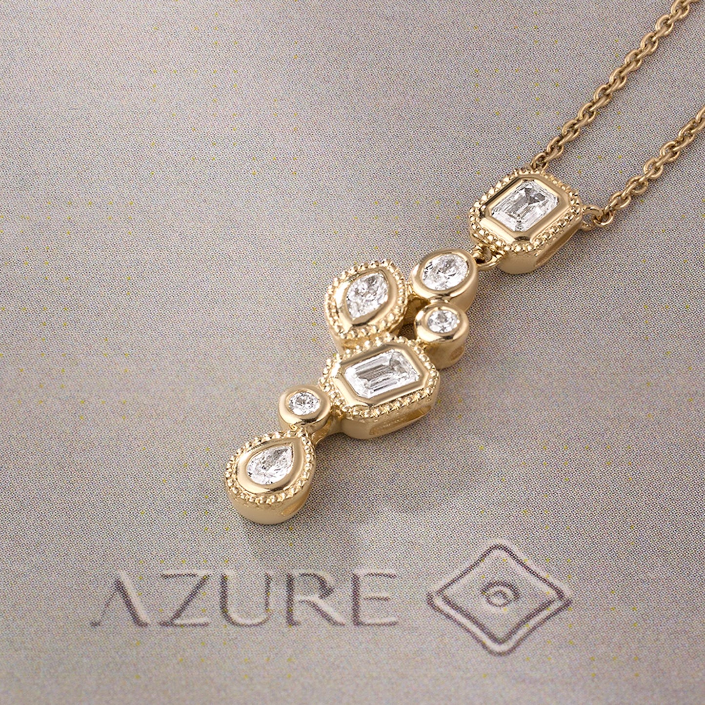 Mixed-Shape Cluster Pendant