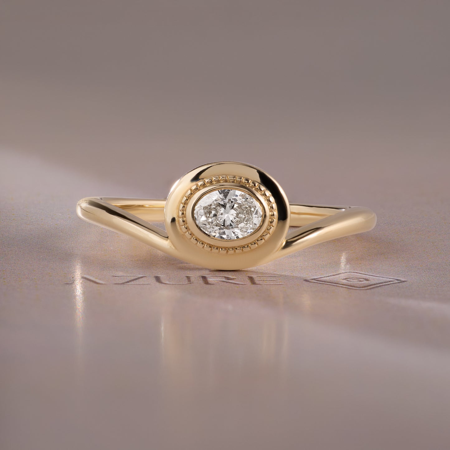 Oval Diamond Ring