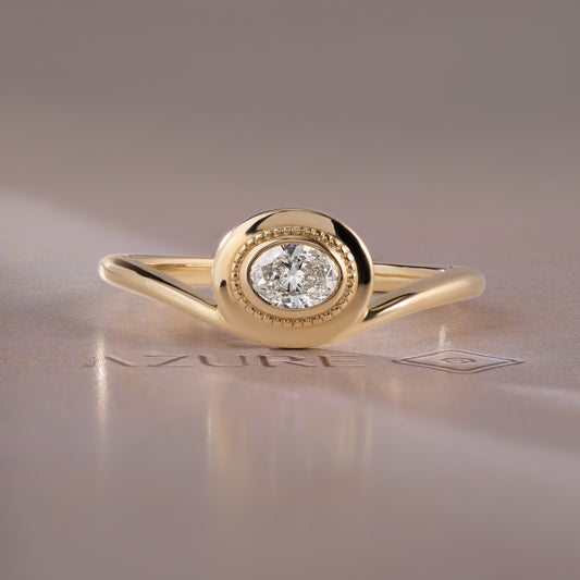 Oval Diamond Ring