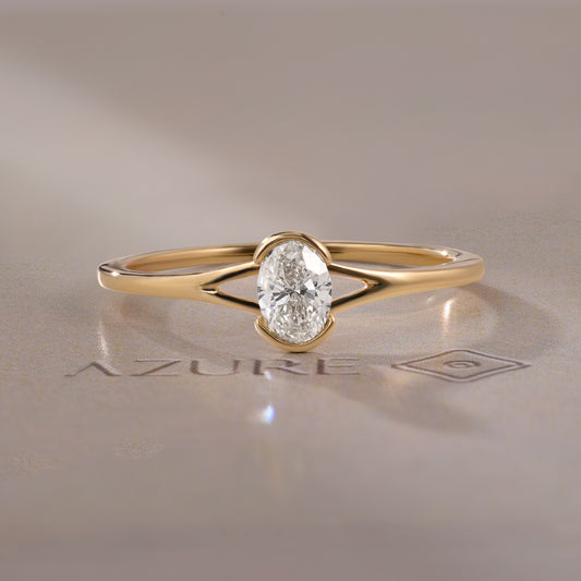 Oval Diamond Ring