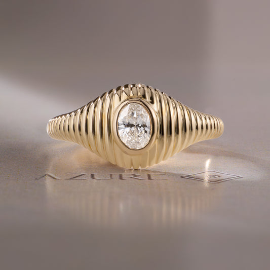 Oval Diamond Ring