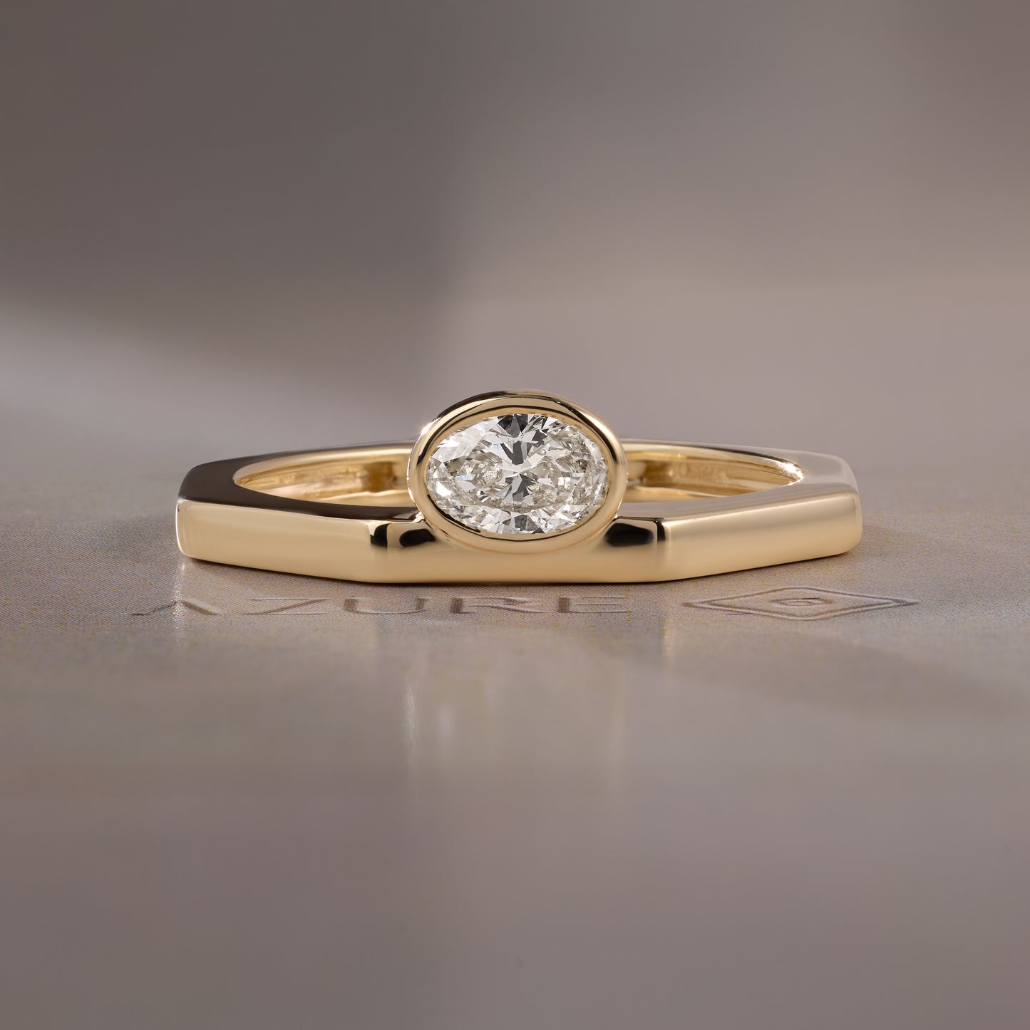 Oval Diamond Ring