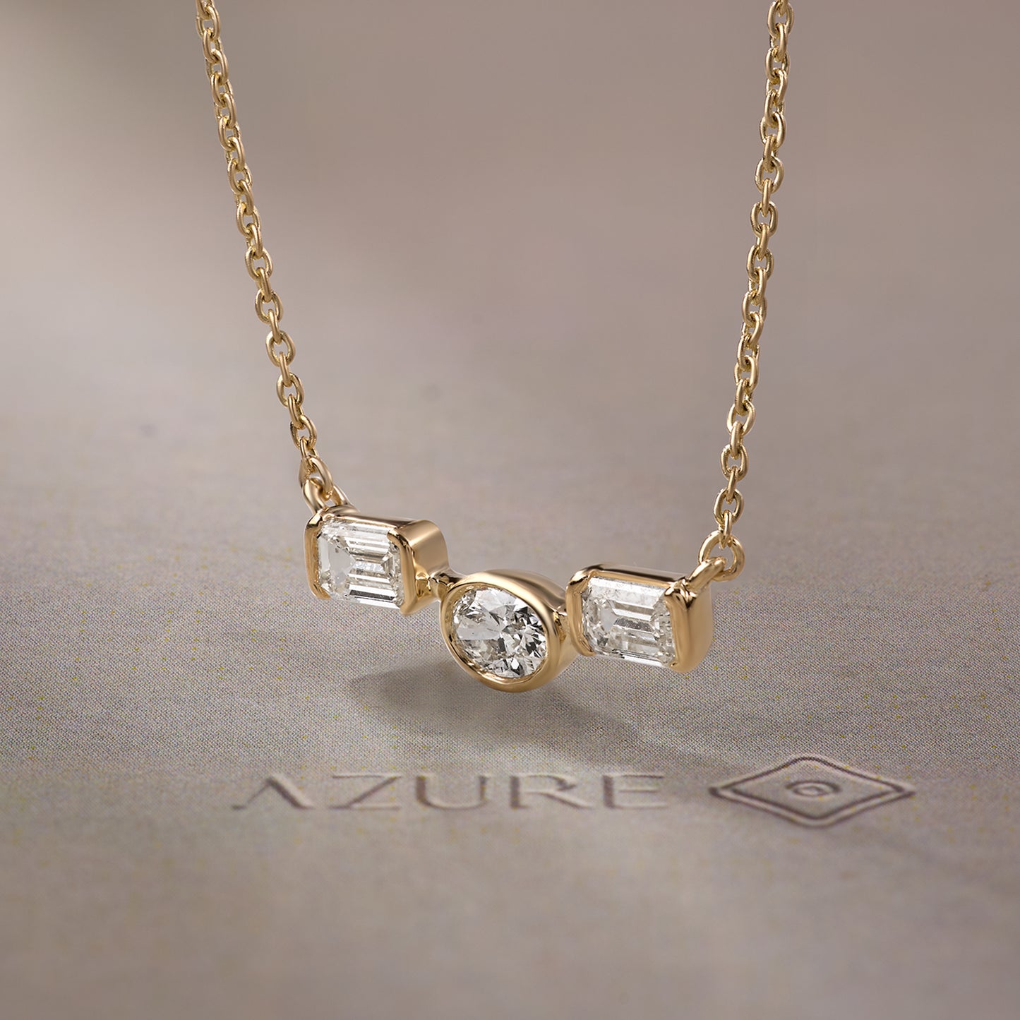 Oval & Emerald-Cut Pendant