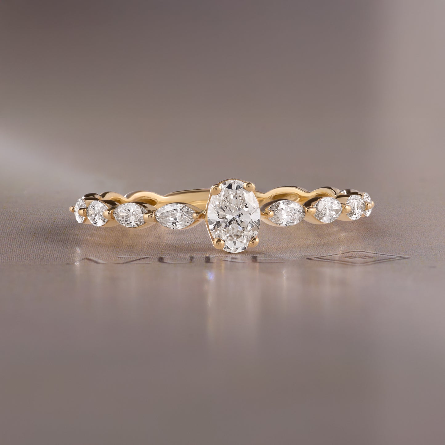 Oval & Marquise Diamond Ring