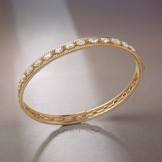 Oval ,Marquise ,Emerald & Pear Bangle